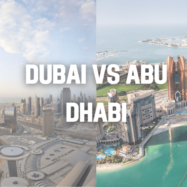 Abu Dhabi vs Dubai