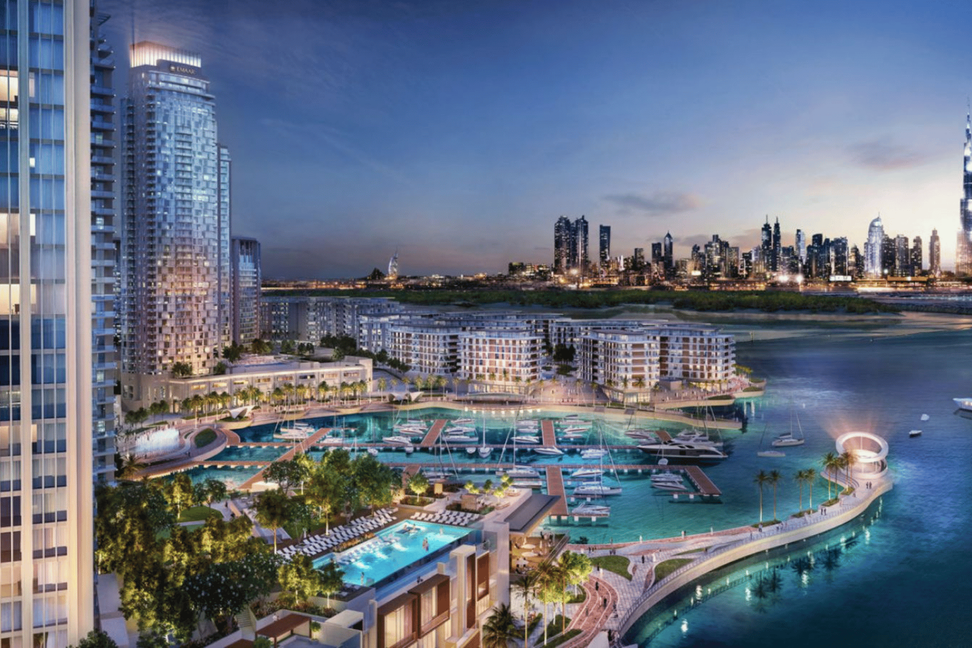 Dubai Creek Harbour Waterfront Location