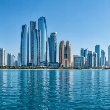 Skyline d'Abu Dhabi